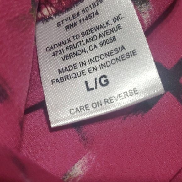 Pleione Lightweight Top Womens Size L Large Burgundy Red Sleeveless Tank v-neck - Picture 10 of 12